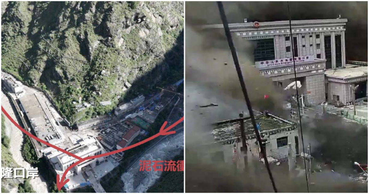 banjir lumpur tibet - ilustrasi berita Tragedi Banjir Lumpur Tibet: Pakar Pertanyakan Dampak Peledakan dan Proyek Jalan