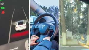 Pemilik Tesla di Kuburan: Layar Sentuh Mobil Memunculkan Tanda Aneh
